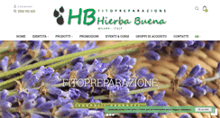 Desktop Screenshot of hierbabuena.it